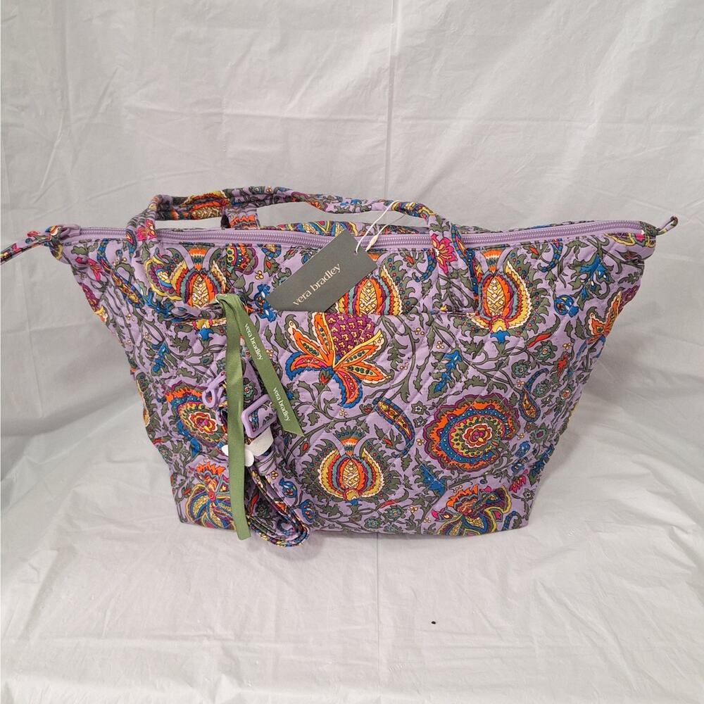 Vera Bradley Premium Cotton Woodhill Travel Tote Bag in Marrakesh Pattern